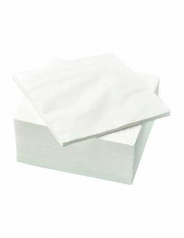 Servilleta blanca fabricada en papel tissue-pasta pura 100%