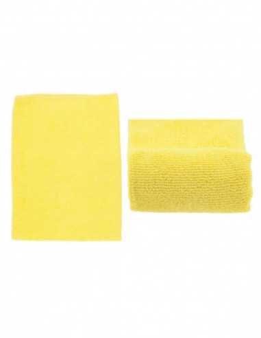 Bayeta microfibra de color amarillo de 30x40 cm.