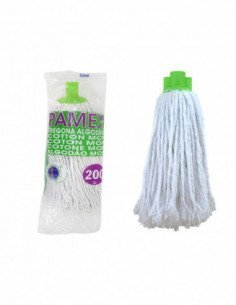 Fregona algodón 200 grs. rosca estándar