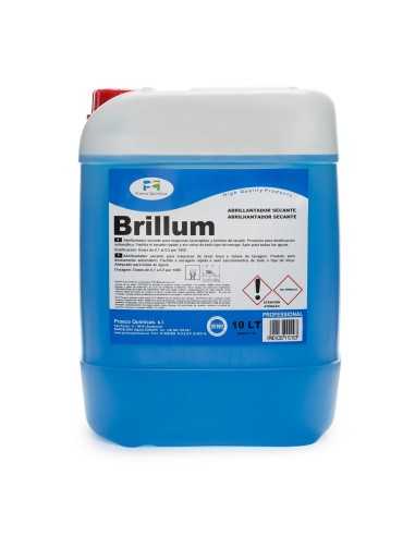 BRILLUM Abrillantador secante para máquina lavavajillas - ENVASE 10 Lts.